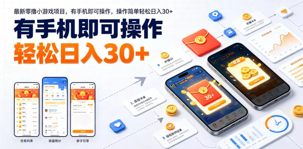 aa08cca075f5b521e5c767f56154cfe8.webp 最新零撸小游戏项目,有手机即可操作,操作简单轻松日入30+