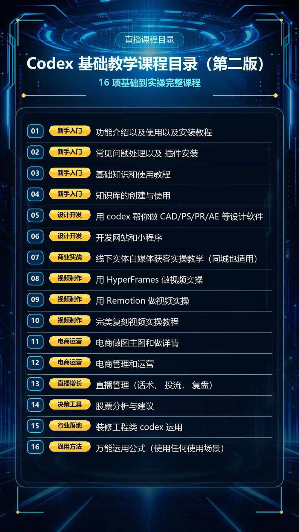 ac9827c8b75e02d595984e216cf914d4.jpeg (20089期)Codex全场景系统实操课-第2期:从安装插件、知识库到设计视频、电商直播与网站开发,掌握AI真实业务落地完整流程