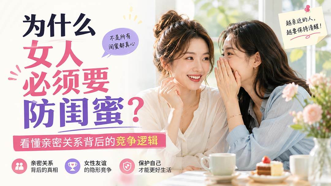 （20114期）付费文章：为什么女人必须要防闺蜜？看懂亲密关系背后的竞争逻辑祝你网--专注互联网创业.信息差副业研究拒绝割韭菜祝你网