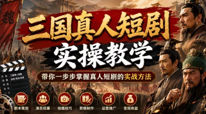 b25b8b84fed3e0fe5922fe3291ca622d.webp 三国真人短剧实操教学,带你一步步掌握真人短剧的实战方法