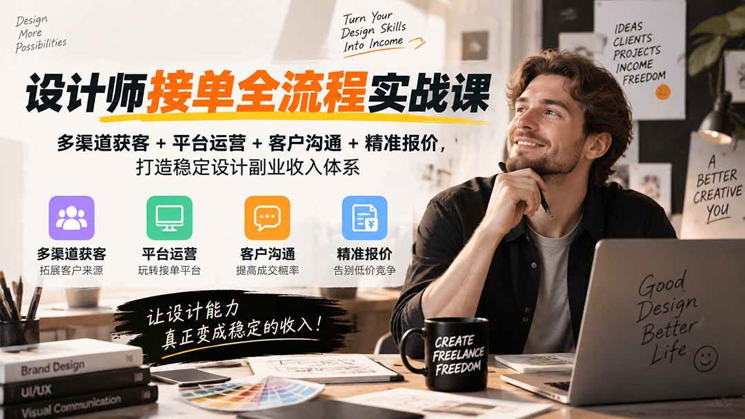 b43ad5be4b16cd586794f729407adfbc.jpeg (20563期)设计师接单全流程实战课-无水印|多渠道获客+平台运营+客户沟通+精准报价,打造稳定设计副业收入体系