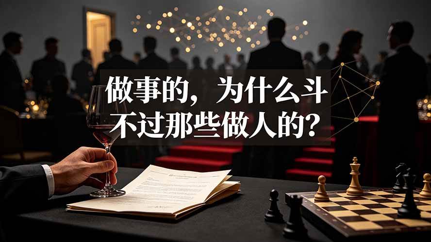 (19414期)付费文章:做事的,为什么斗不过那些做人的?祝你网--专注互联网创业.信息差副业研究拒绝割韭菜祝你网