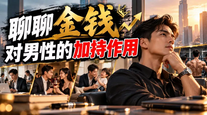 某公众号付费文章:聊聊金钱对男性的加持作用祝你网--专注互联网创业.信息差副业研究拒绝割韭菜祝你网
