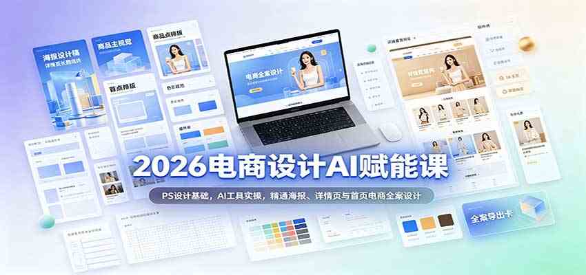 c9c79bf28eed31597351cedcdec9092a.jpeg 2026电商设计AI赋能课:PS设计基础,AI工具实操,精通海报、详情页与首页电商全案设计