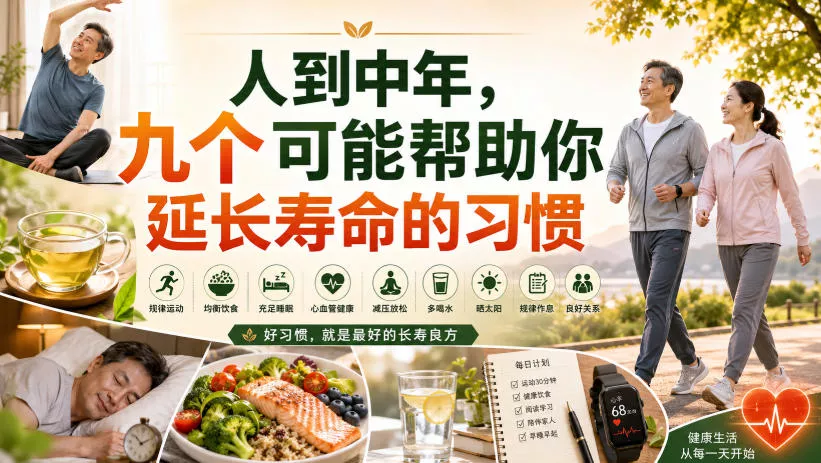 ca8c031a40e6429a57ab1649ddf0d638.webp 付费文章:人到中年,九个可能帮助你延长寿命的习惯