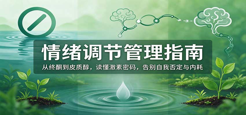 情绪调节管理指南：从睾酮到皮质醇，读懂激素密码，告别自我否定与内耗祝你网--专注互联网创业.信息差副业研究拒绝割韭菜祝你网