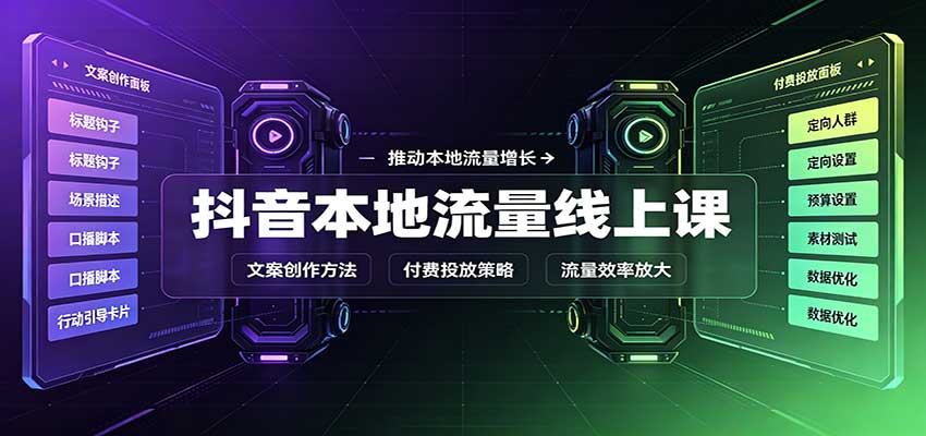 cd43dca4c3b8454eea89d7c780e7b4b7.jpeg 抖音本地流量线上课:账号搭建拍摄剪辑,文案创作与付费投放教学