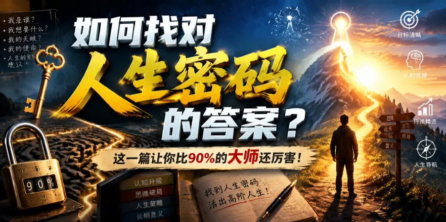 d0160fd552da215e723def3c62a7631b.webp 付费文章:如何找对人生密码的答案?这一篇让你比90%的大师还厉害!