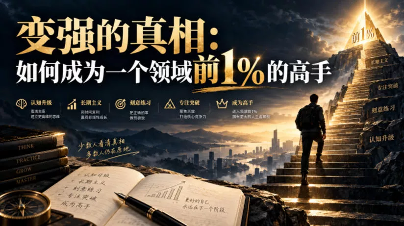 d3b4e4aa5f434f73cd08fc2b42ee9a42.webp 付费文章:变强的真相:如何成为一个领域前1%的高手