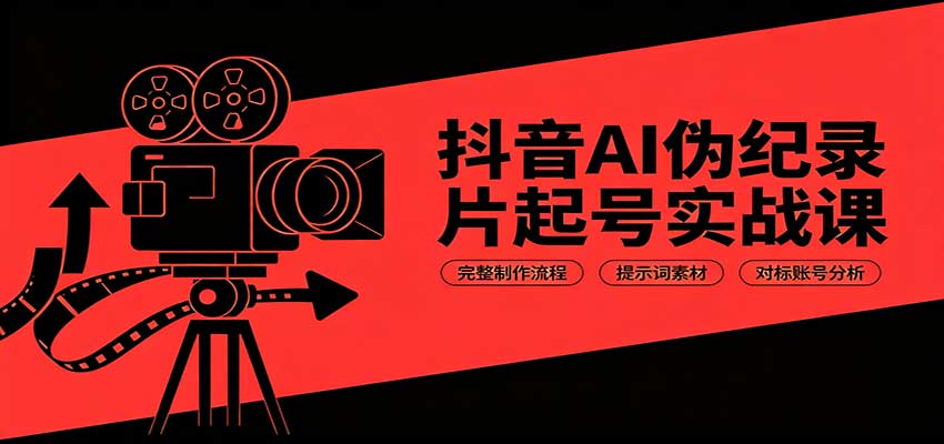 d4aa4854d162a23358c65c193fc5e4be.jpeg 抖音AI伪纪录片起号实战课:完整制作流程,提示词素材,对标账号分析