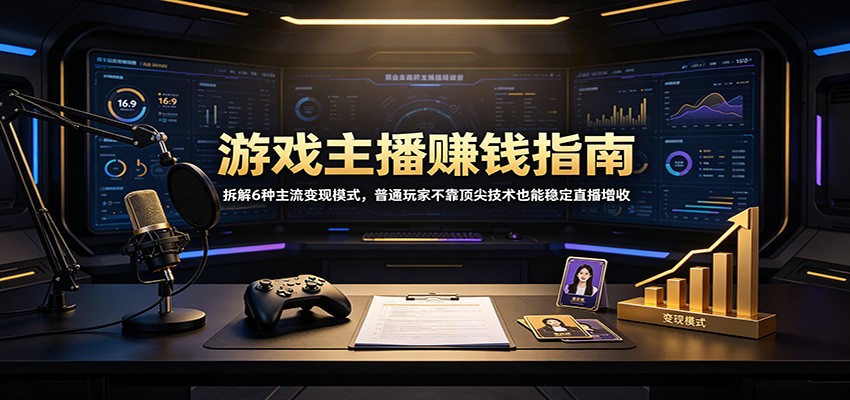 d7455e6b7095432d9a22fad30477932f.jpeg 游戏主播赚钱指南:拆解6种主流变现模式,普通玩家不靠顶尖技术也能稳定直播增收