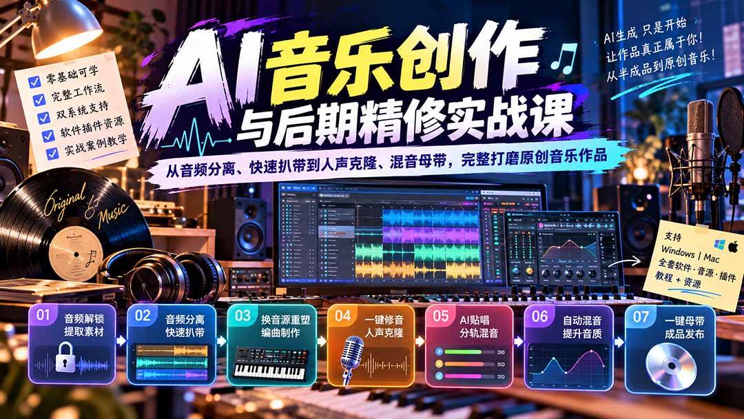 da9d89d880388253091714db35604975.jpeg (20652期)AI音乐创作与后期精修实战课:从音频分离、快速扒带到人声克隆、混音母带,完整打磨原创音乐作品