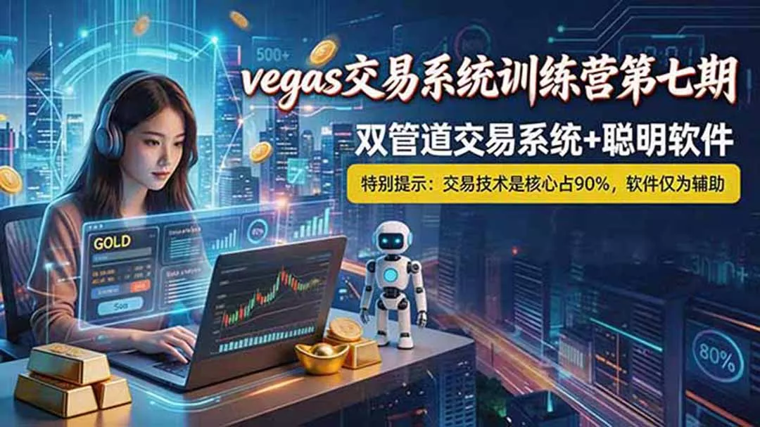 【海外美金AI搬砖】Vegas交易技术+聪明软件， 黄金期货日赚50-1000U， 长期稳定，小白轻松上手祝你网--专注互联网创业.信息差副业研究拒绝割韭菜祝你网