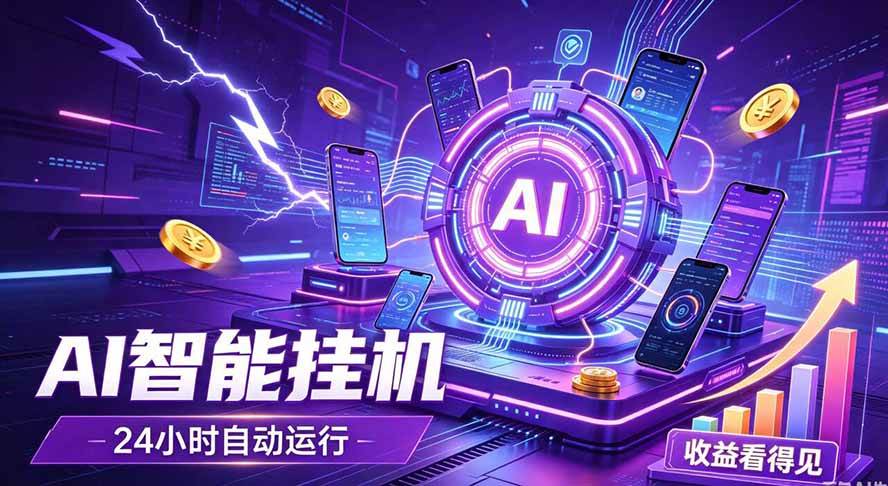 (19755期)AI智能广告挂机,躺赚新模式 设备托管运行,解放双手持续变现祝你网--专注互联网创业.信息差副业研究拒绝割韭菜祝你网