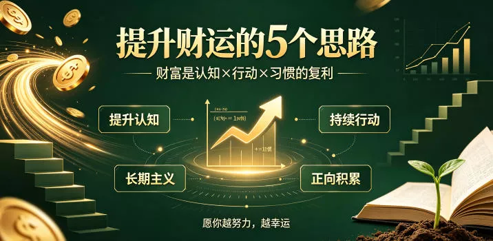 e8f2a5d4a83251ec43a157a8ec66acf2.webp 付费文章:提升财运的5个思路——财富是认知x行动x习惯的复利,愿你越努力,越幸运