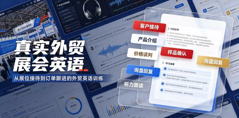 ea3c85cff31a8f8ce276eddb9e6bd792.webp 真实外贸展会英语,广交会外贸口语听力突击课程【音频】