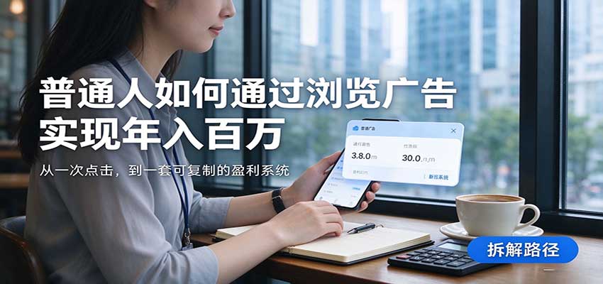 2026最新技术24小时全自动浏览广告,全网独家,单台设备日入200+,支持实地学习考察祝你网--专注互联网创业.信息差副业研究拒绝割韭菜祝你网