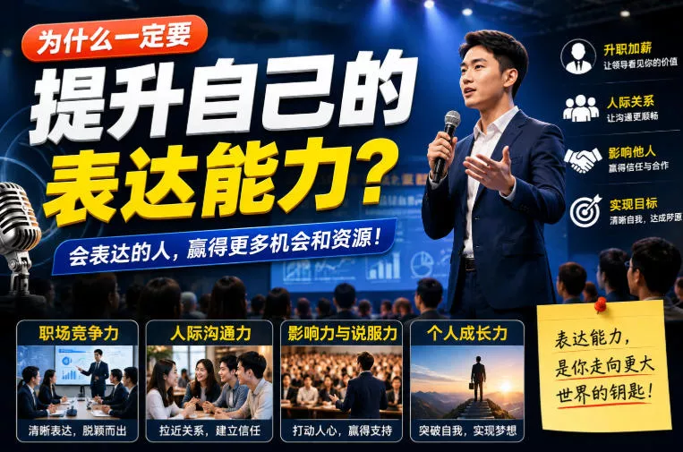 付费文章：为什么一定要提升自己的表达能力？祝你网--专注互联网创业.信息差副业研究拒绝割韭菜祝你网