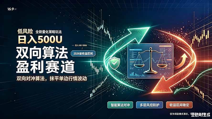 (20043期)算法对冲/EA量化,日入500刀,躺着赚钱!你把它当做“自动提款机”,它把你就爆了祝你网--专注互联网创业.信息差副业研究拒绝割韭菜祝你网