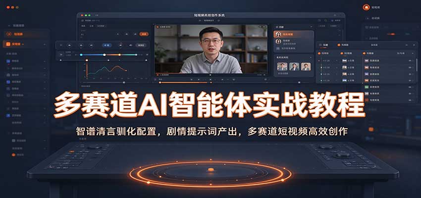 eee5c18716ad979b92c97ecd12e95829.jpeg 多赛道AI智能体实战教程:智谱清言驯化配置,剧情提示词产出,多赛道短视频高效创作