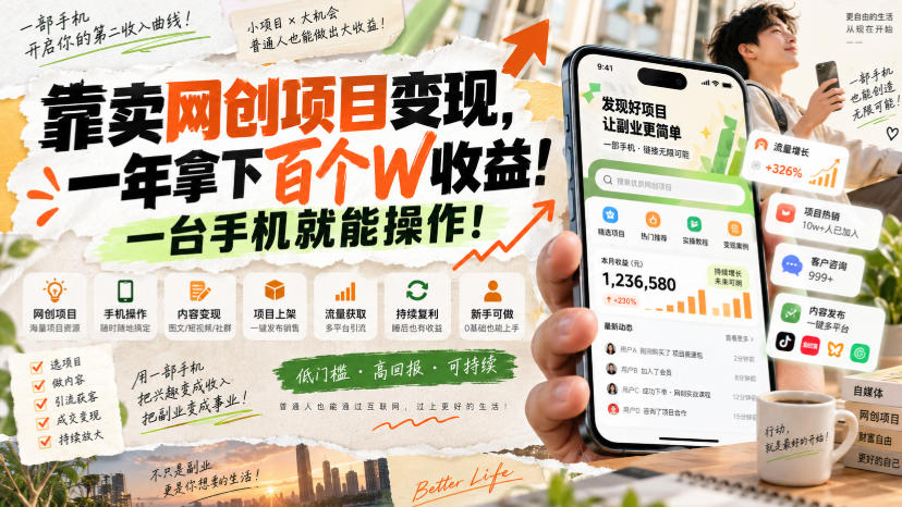 fc220f66d176e828b6d6f20b36949c0a.jpeg 网创小程序虚拟资料变现,一年拿下百万收益,一部手机就可以做,0成本变现副业!